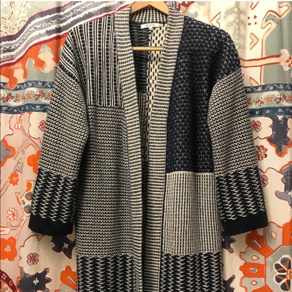 NWOT // MADEWELL Patchwork Collage Cardigan - Picture 4 of 4